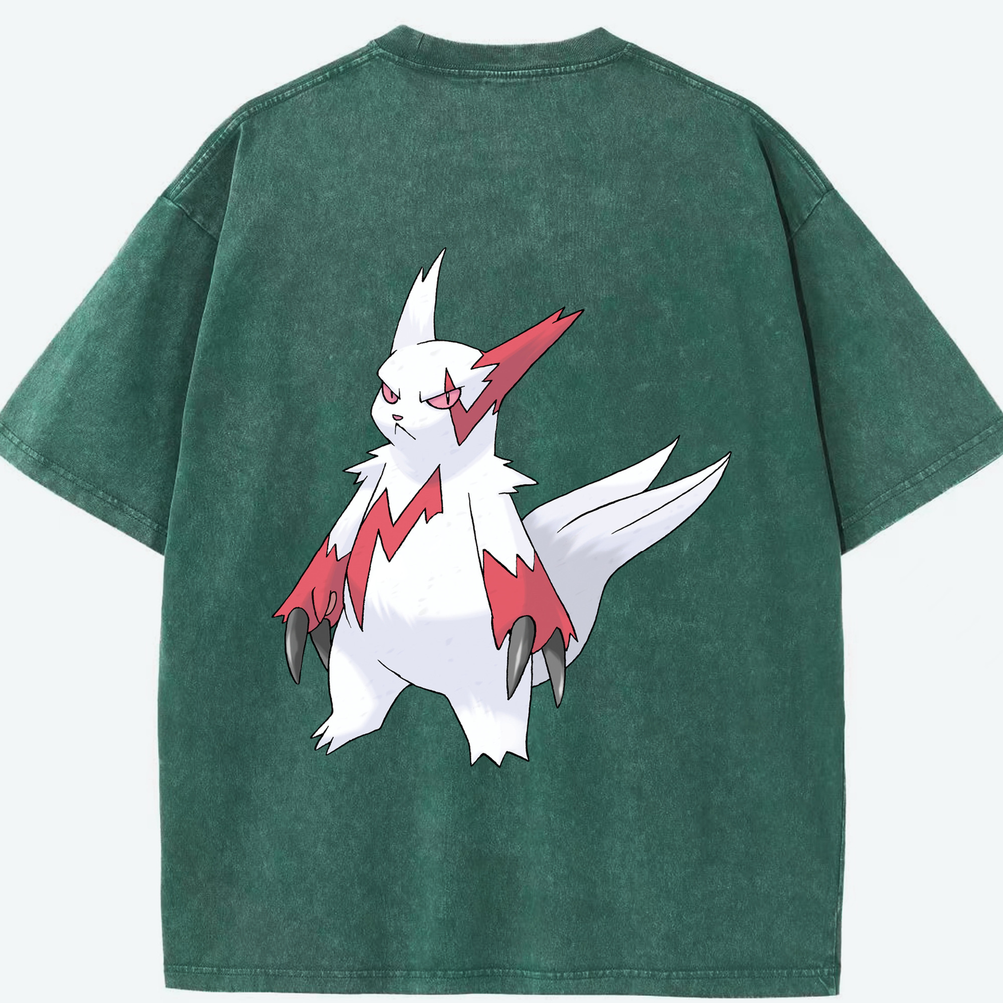 （画像用） ポケットモンスター Pokémon 綿100% ヴィンテージ風 半袖Tシャツ（背面プリント）